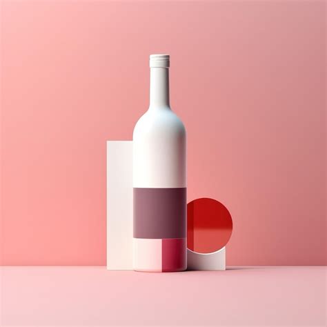 Mockup Vino Rosado Vectores Y PSD Gratuitos Para Descargar