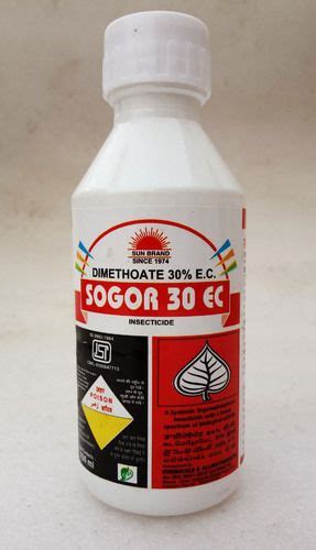 Sogor 30 Ec Dimethoate 30 Ec Insecticide At Rs 577 02 In Deoria Id 6614985