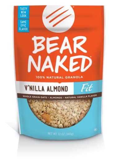 Bear Naked V Nilla Almond Fit Granola 12 Oz 6 Pack