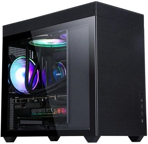 Sama Im01 Pro Mini Micro Atx Tower Computer Case Tempered Glass 1 Side