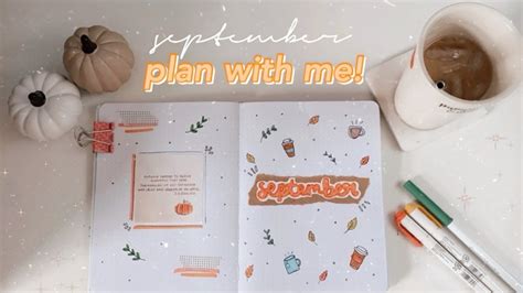 September Plan With Me Bullet Journal Set Up September 2020 YouTube