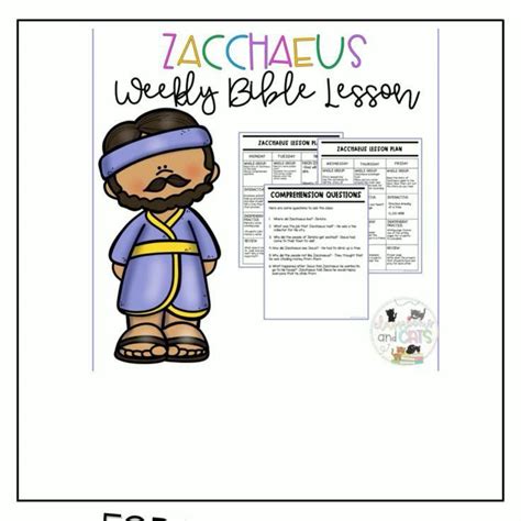 Bible story curriculum zacchaeus – Artofit