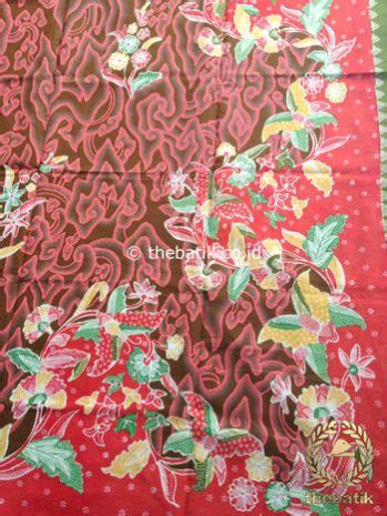 Jual Kain Batik Tulis Motif Megamendung Kupu Pink Maroon Thebatik Co Id