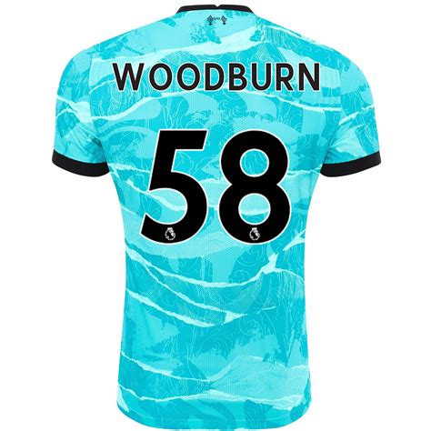 Enfant Football Maillot Ben Woodburn 58 Tenues Extérieur Bleu 202021