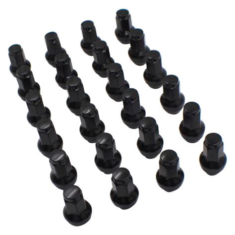 Coyote Accessories® 51k673blk Black Cone Seat Acorn Bulge Lug Wheel Installation Kit Wo Valve