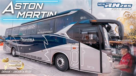 Bus Menang Nyaman Trip New Shantika Angkatan Pagi Aston Martinbus