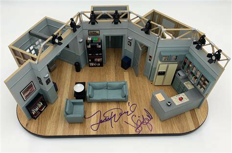 Jerry Seinfeld And Larry David Signed Seinfeld Apartment Set Replica