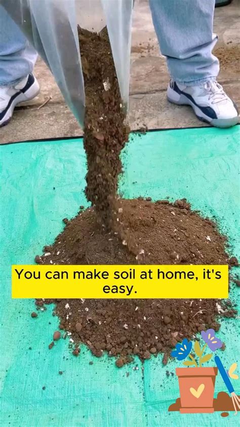 Make Soil At Home 🪴 Garden Projects Planting Flowers Vegetable