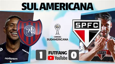 San Lorenzo X Sao Paulo Ao Vivo Copa Sul Americana Pos Jogo