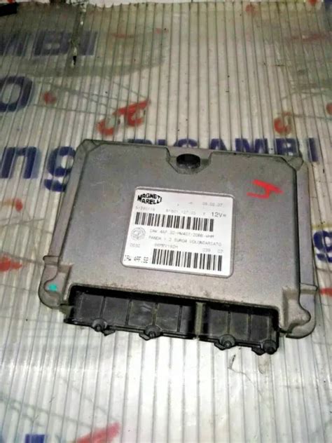 Ecu Moteur Ecu Fiat Panda Eu Iaw Af S Eur