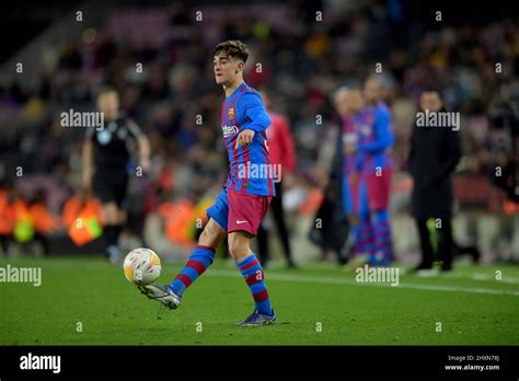 Barcelona Spain March Gavi Of Fc Barcelona During The