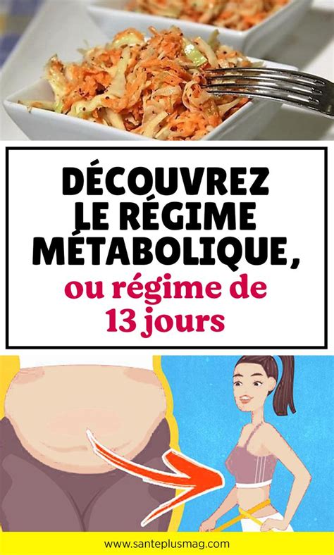 Le régime métabolique pour perdre jusquà 4kg en 13 jours en 2021