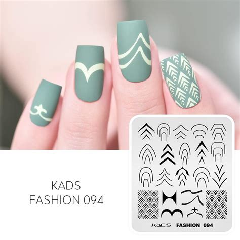 Kads Nail Stamping Plate Set French Summer Flower Flamingo Rose