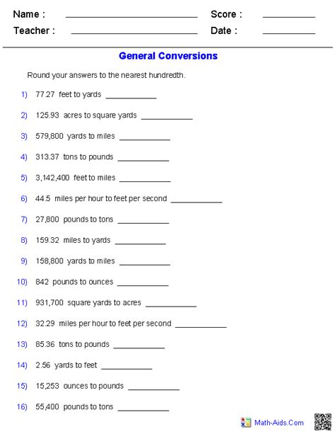 Converting Measurements Worksheet Ks2 Maths Resource Worksheets Library