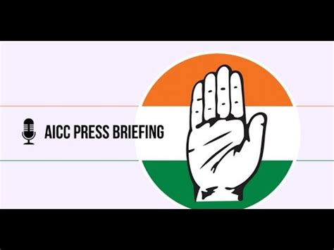 Congress Party Briefing By At Aicc Hq Youtube