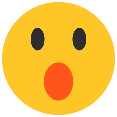 Surprised Face Emoji Png