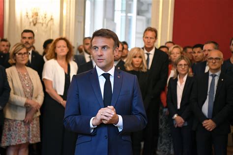 Photo Le président de la République Emmanuel Macron et sa femme