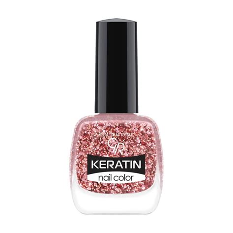 Golden Rose Keratin Glitter Nail Color 408 Lucky Store