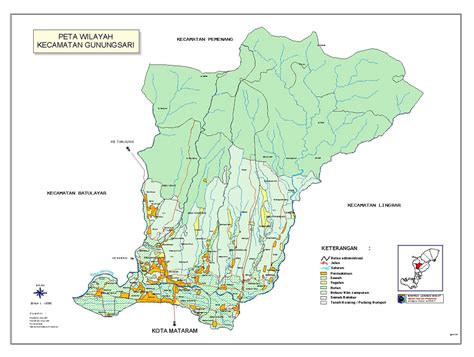 Peta Kabupaten Lombok Barat