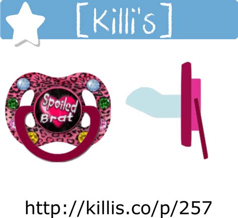 Killis Pacifier Theme Spoiled Brat Clipart Full Size Clipart