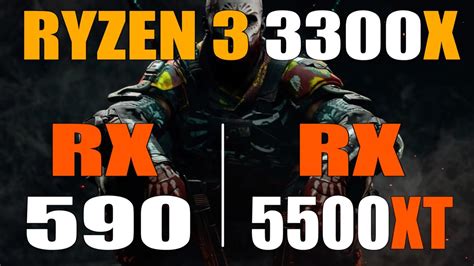 RX 5500XT Vs RX 590 RYZEN 3 3300X PC GAME TEST YouTube