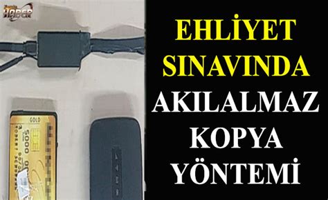 Ehliyet S Nav Nda Ak L Almaz Kopya Y Ntemi Kamudanhaber Nternet Sitesi