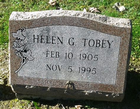 Helen Grace Livenspire Tobey Find A Grave Memorial