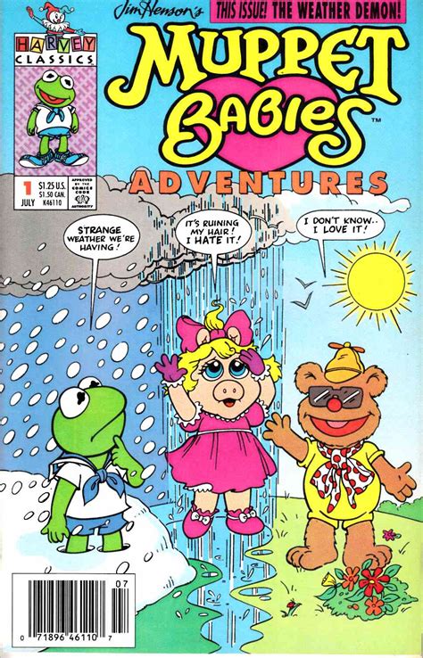 Muppet Babies Adventures #1 Newsstand Edtion Very Fine (8.0) [Harvey ...