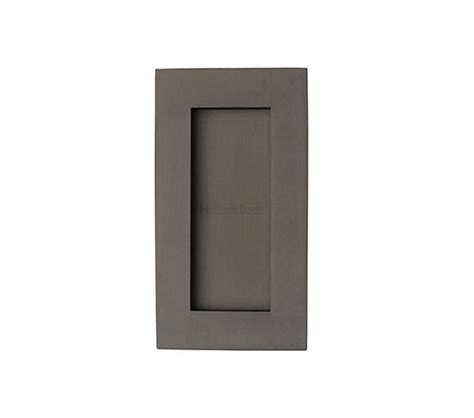 Heritage Brass Rectangular Flush Pull 105mm 175mm Or 300mm Matt Bronze C1855 Mb