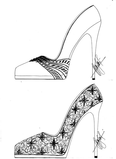 Hafiz's Fashion Sketching.... =): High Heel Sketches