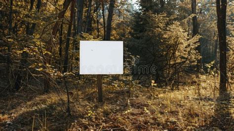 Blank Mockup Of An Outdoor Education Board Highlighting The Importance