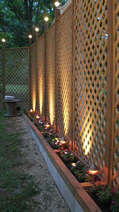 48 Best Fence Lighting ideas | backyard, fence lighting, backyard ...