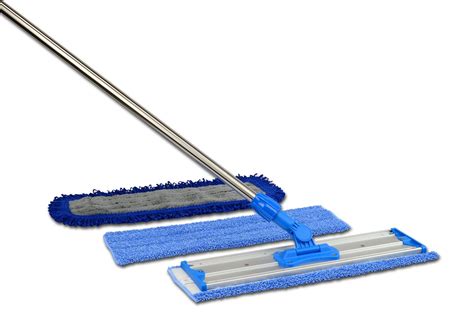 18 Professional Microfiber Mop Stainless Steel Handle Premium Mop Pads Ebay