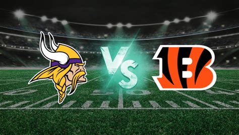 Vikings Vs Bengals Pronóstico Deportivo Gratis Nfl