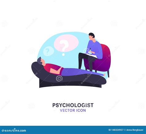 cone Do Psic logo E Do Psychotherapist Ilustração do Vetor