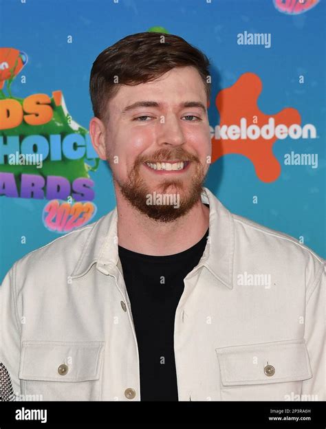 Los Angeles Usa 04th Mar 2023 Mrbeast Attends The 2023 Nickelodeon