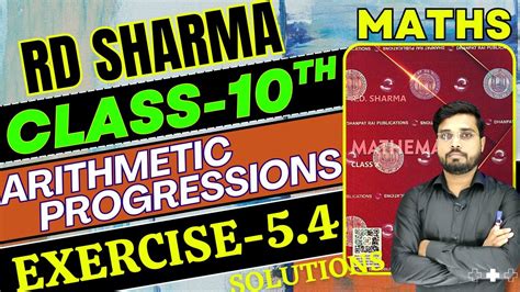 RD Sharma Class 10 Solution Chapter 5 Arithmetic Progression RD