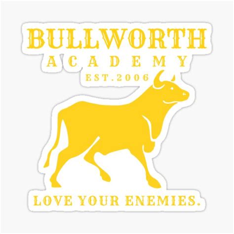 Bullworth Sticker For Sale By Shantiyazosia Redbubble