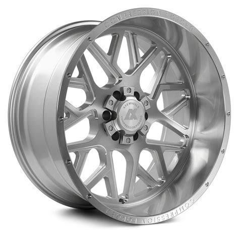 Axe® Ax5 1 Compression Forged Wheels Silver Brushed With Milled