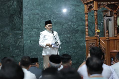 Pj Gubernur Sumsel Agus Fatoni Hadiri Pengajian Ramadhan H Di