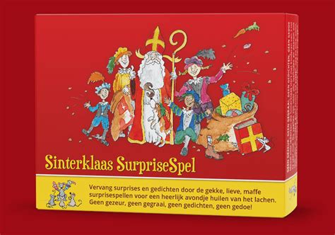 Sinterklaas Surprisespel Dé Pakjesavond Party Game Voor De Hele Familie