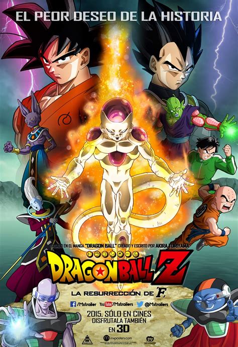 Fecha de estreno final de Dragon Ball Z La Resurrección de Freezer en