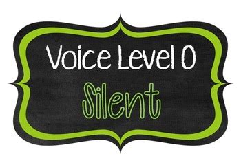 Voice Level Posters {FREE!} by TheHappyTeacher | TPT