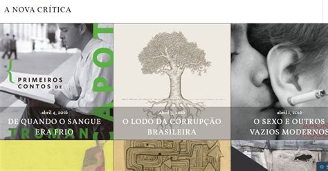 Alex Andrade A nova críica é um portal de literatura que vem se