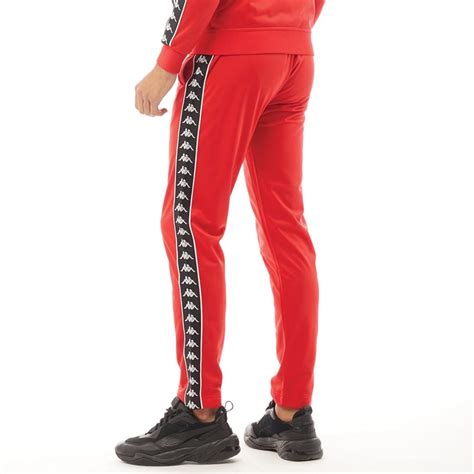 Buy Kappa Mens 222 Banda Astoria Poly Track Pants Redblack