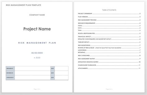 Risk Management Plan Templates | 16+ Free Word, Excel & PDF Formats ...