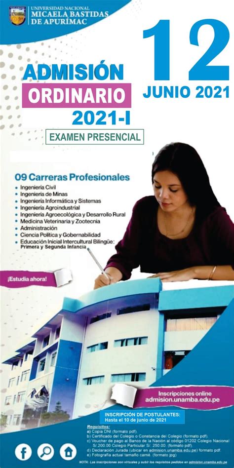 Examen De AdmisiÓn Ordinario 2021 I