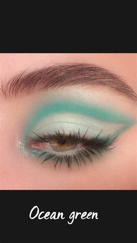 Ocean green eye makeup 453 – Artofit