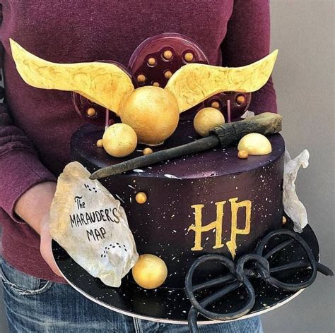 Pin By Helena Jur Kov On Dorty Pro Kluky Harry Potter Cake Cake