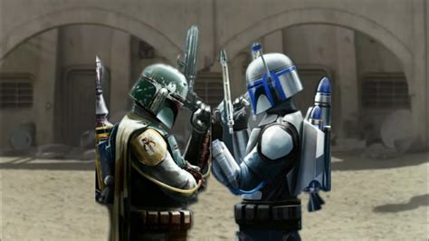 Boba Fett Vs Jango Fett Faceoff In Tatooine Bobf Final Deleted